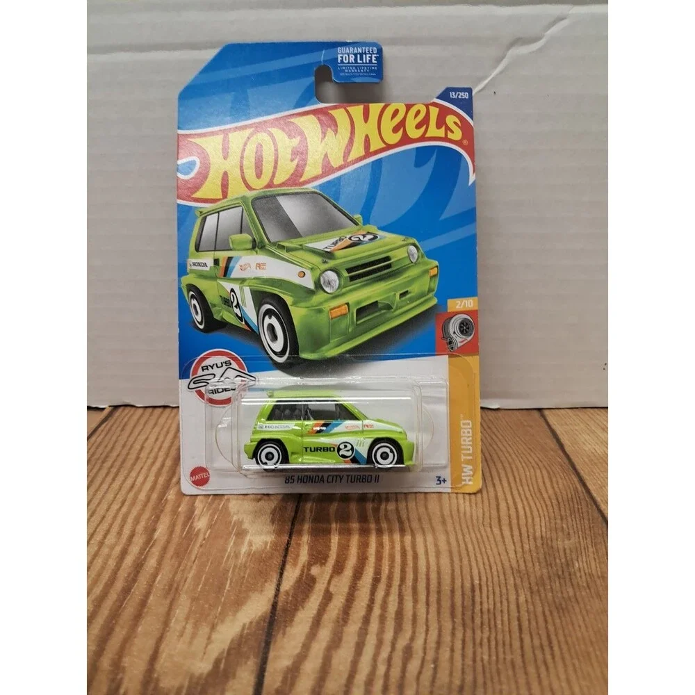 Hot Wheels 2022 HW Turbo 2/10 013 1985 '85 Honda City Turbo II 11/250 Green Ryu